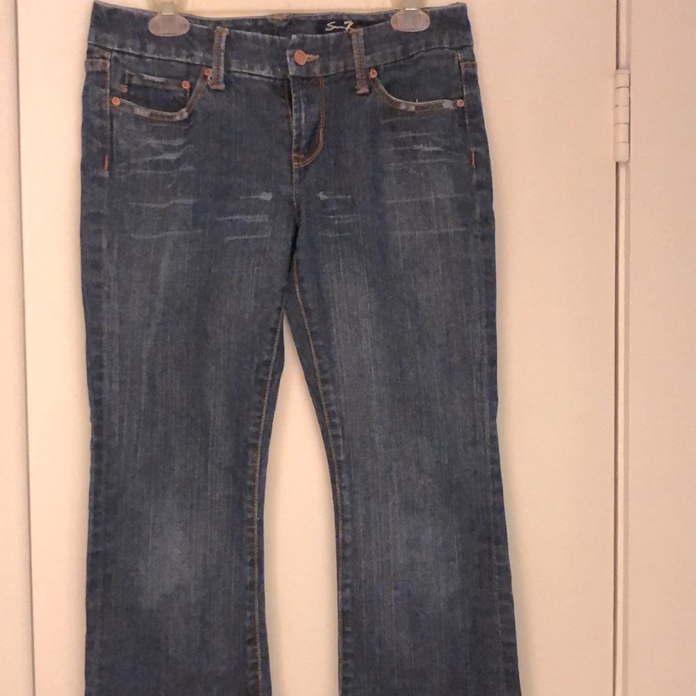 EUC Seven7 Dark Wash Jeans